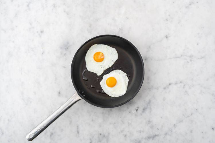 Fry the eggs