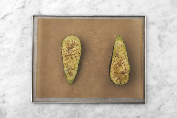Forbered aubergine