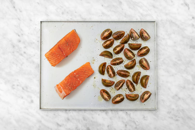 Prep the Salmon