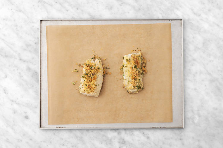 Bake the haddock
