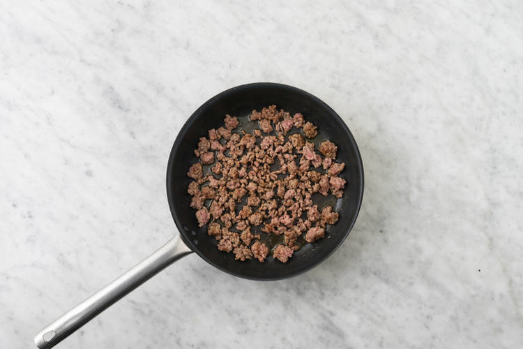 Cook the beef mince