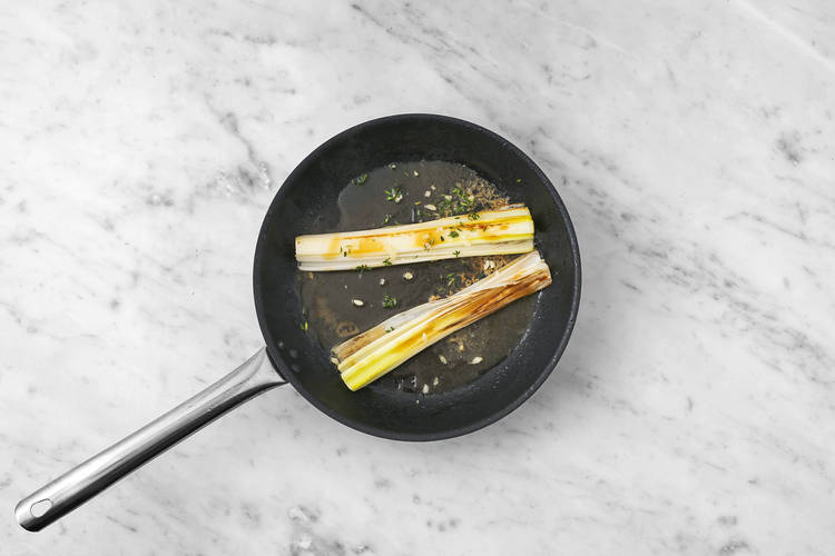 Braise the leeks