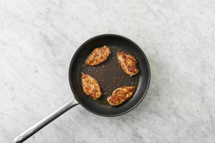 Cook the chicken