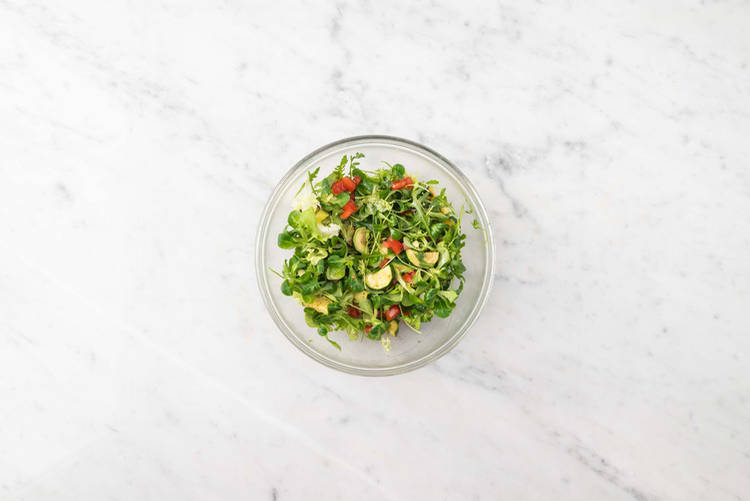 Salade maken 