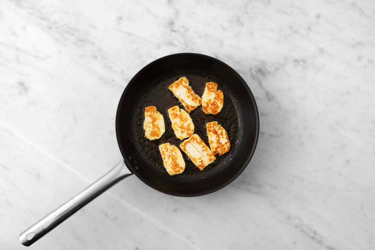 Halloumi bakken