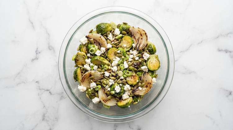 Toss Brussels Sprouts