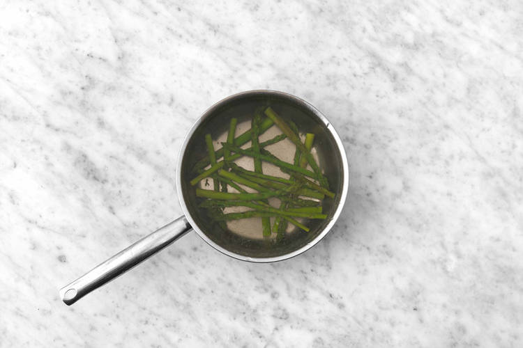 Blanch the Asparagus