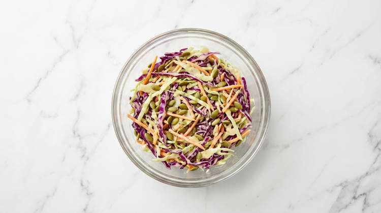 Make Cheesy Naan & Slaw