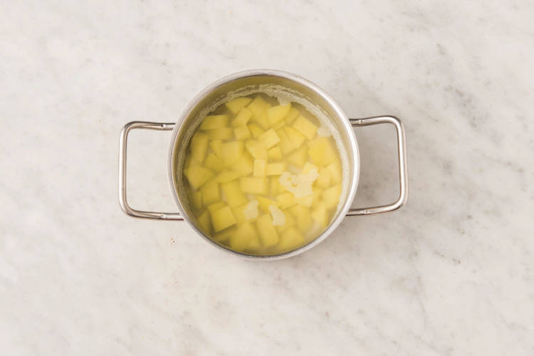 Cook the potato
