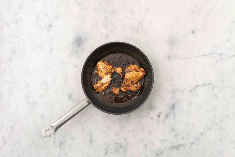 Cook the salmon