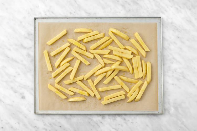 Bake the fries