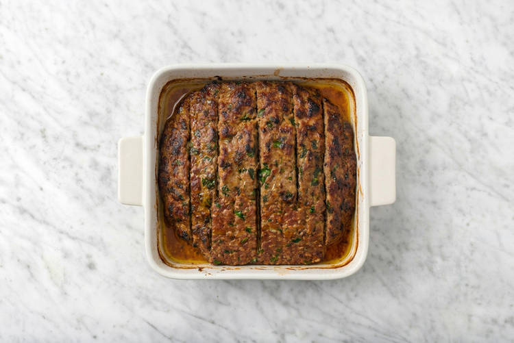 Bake the koftas