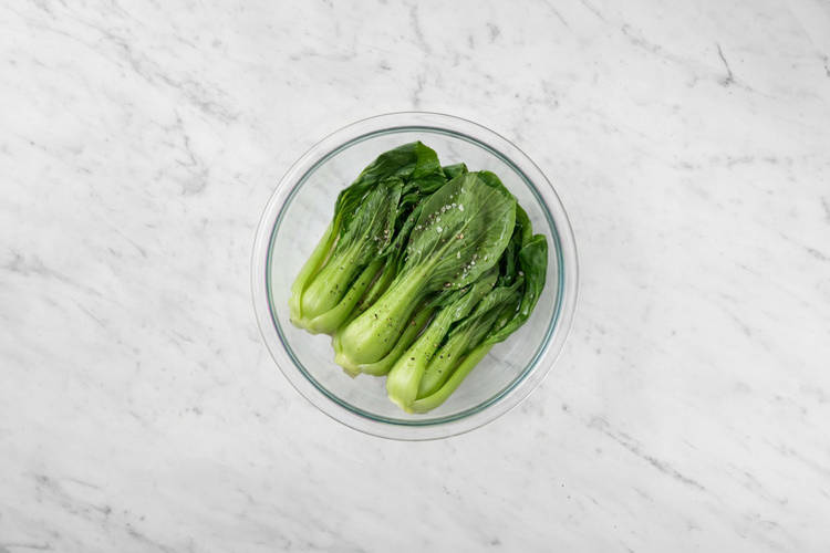 Cook Asian greens