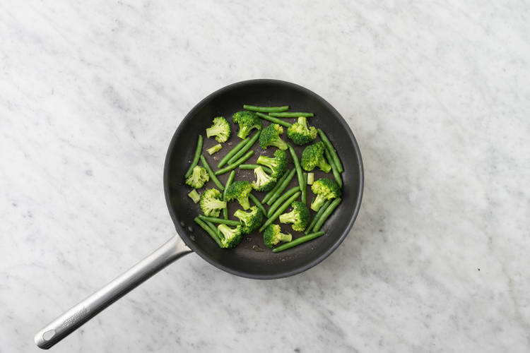 Cook the greens
