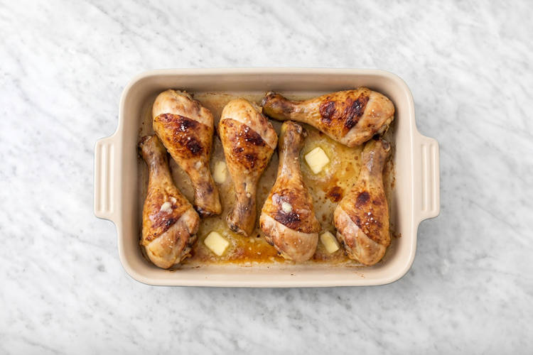 Bake the chicken