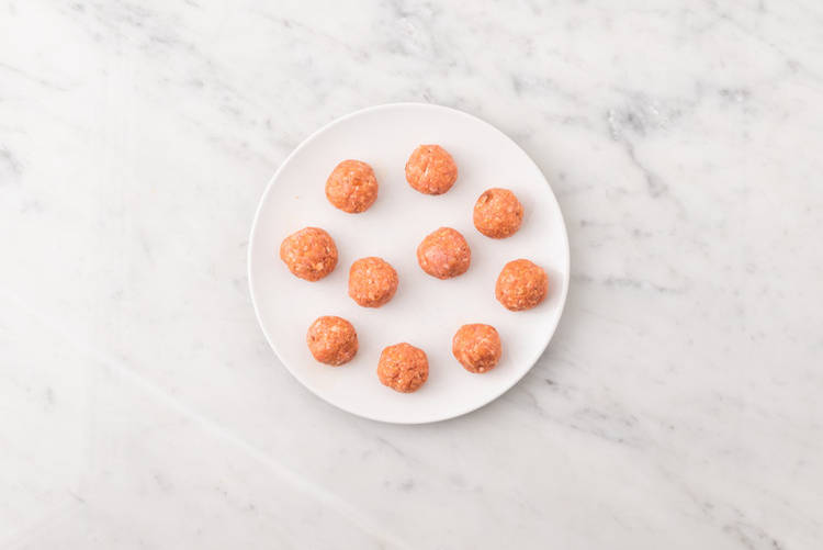 Make the meatballs