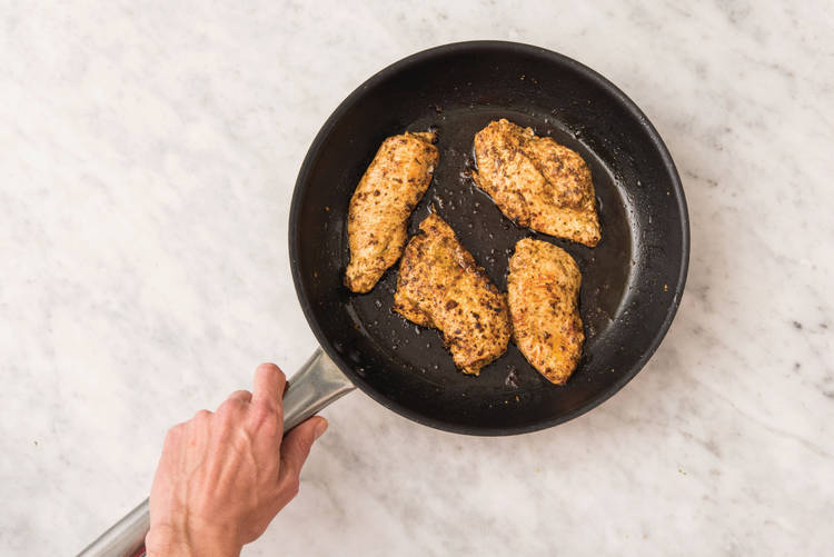Cook the salmon