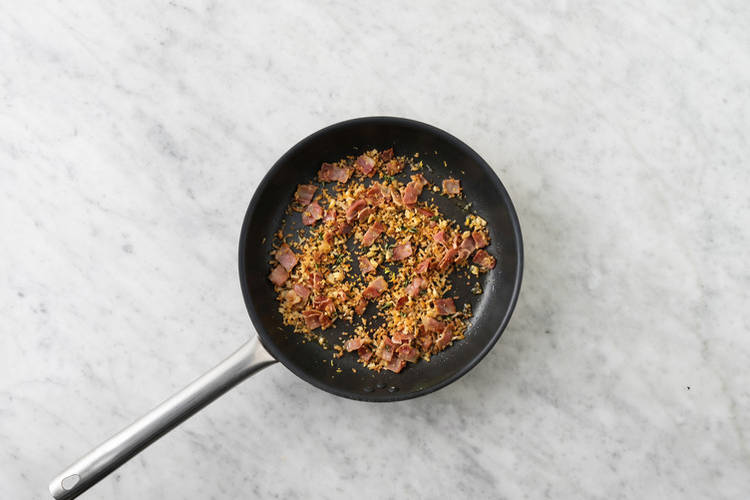 Make the prosciutto crumb