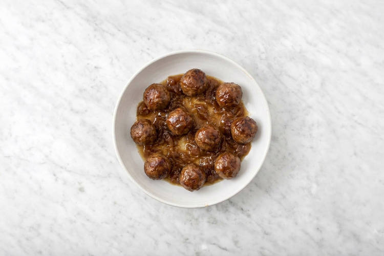 Cook the meatballs