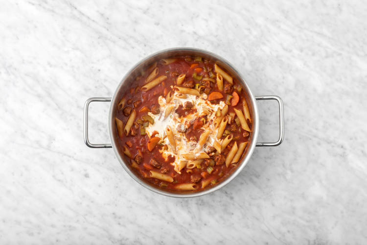 Add the pasta