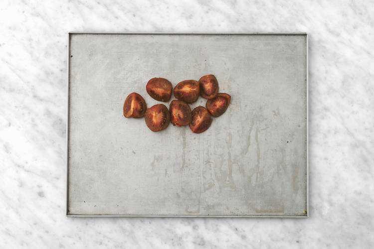 Roast the Kumato Tomatoes