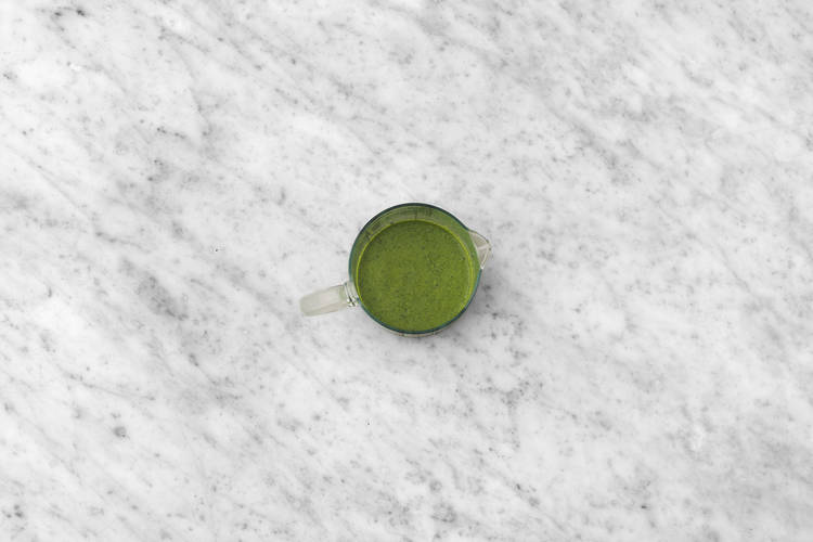 Make the Salsa Verde Pesto