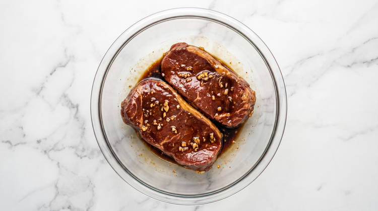 Start Prep & Marinate Steak