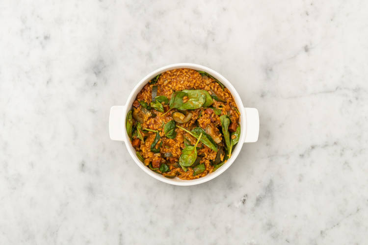 Finish the risotto