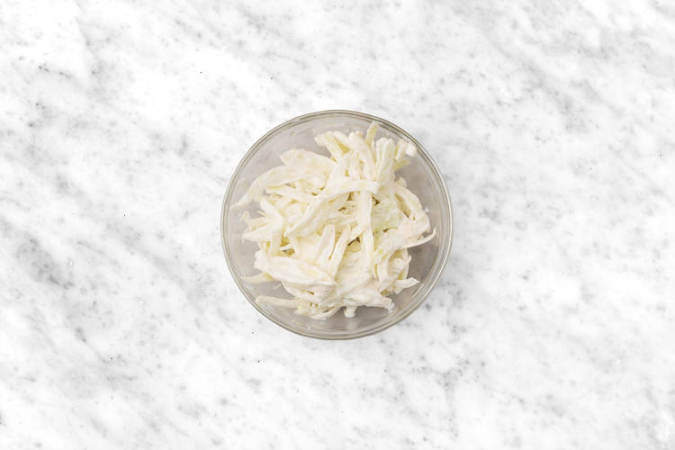 On prépare la vinaigrette 