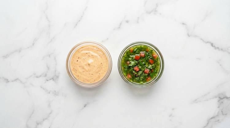 Make Chipotle Mayo & Chimichurri