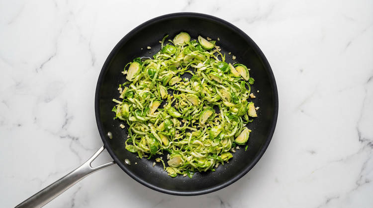 Sauté Brussels Sprouts