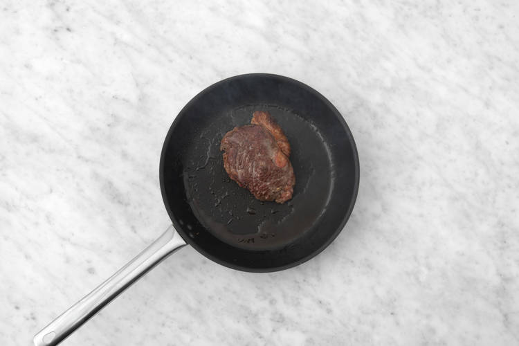 Cook the steak