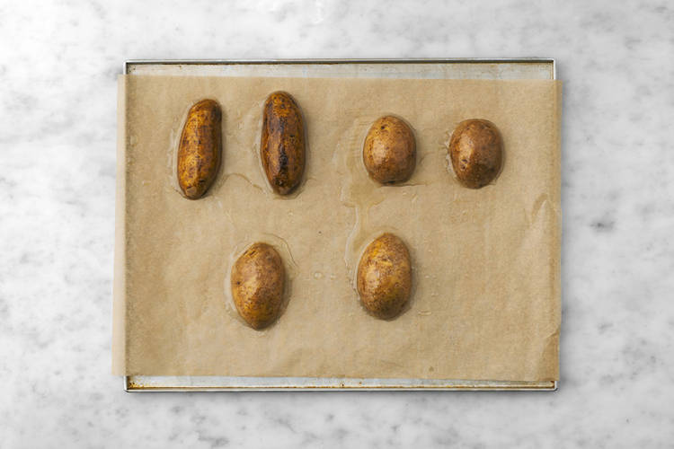 Roast the potato