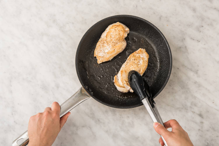Cook the salmon