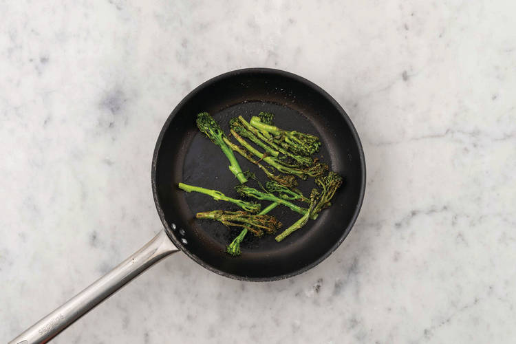 Cook the baby broccoli