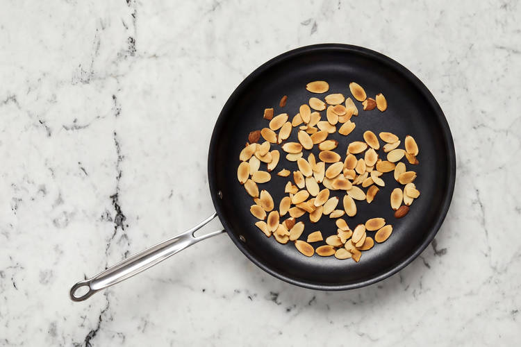 Prep and toast almonds
