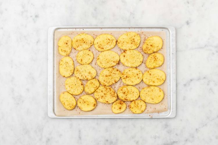 Roast potato coins