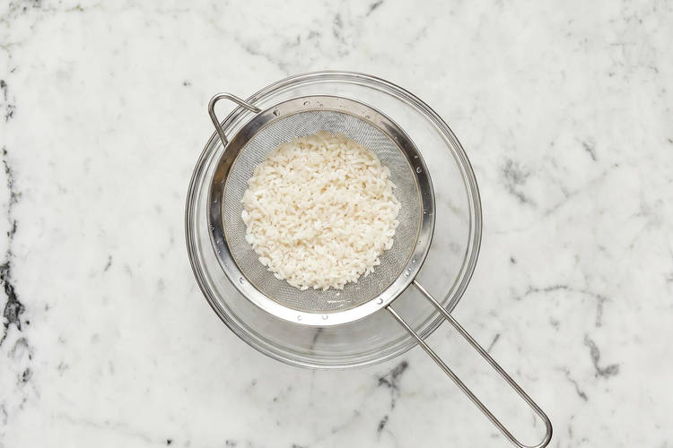 Prep lentil-rice pilaf 