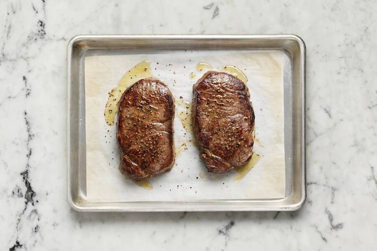 Rôtir les steaks