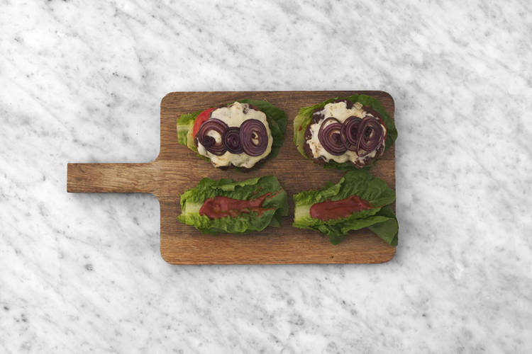 Burger zusammenstellen