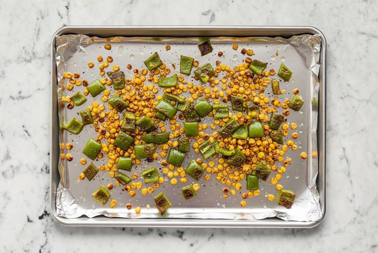 Broil veggies 