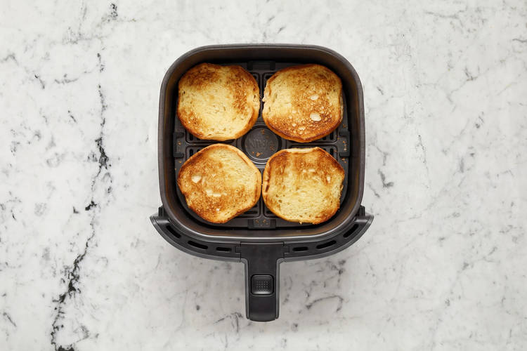 Air-fry buns