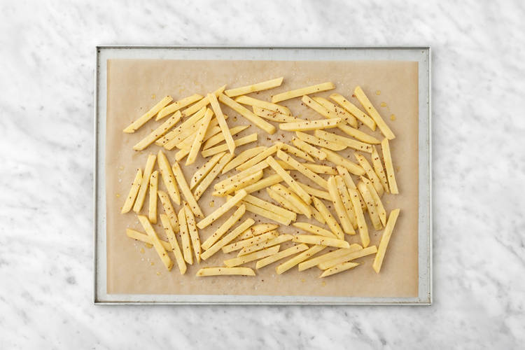 Bake the fries