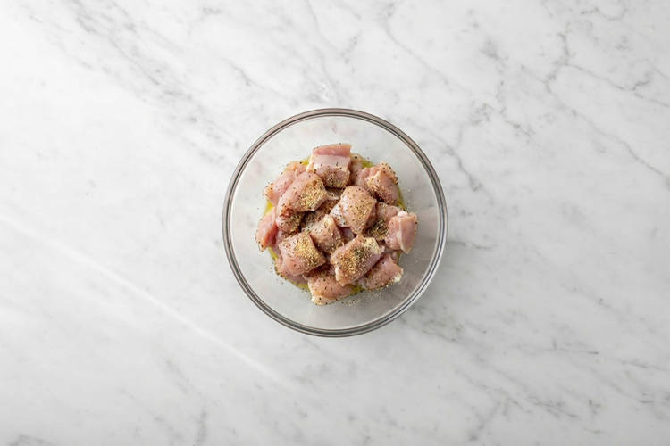 Prep the salmon
