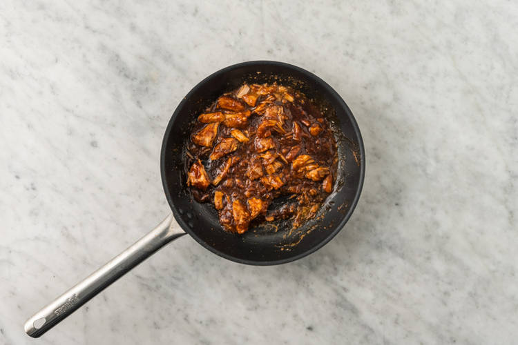 Cook the pork & bake the buns