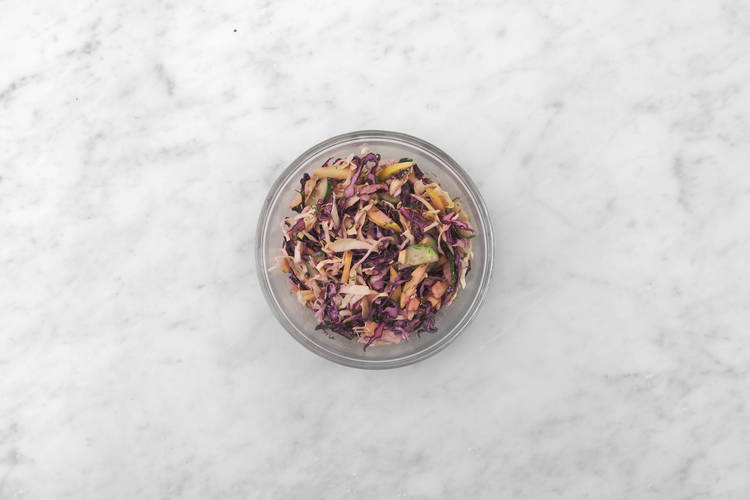 Make the gravy & the slaw