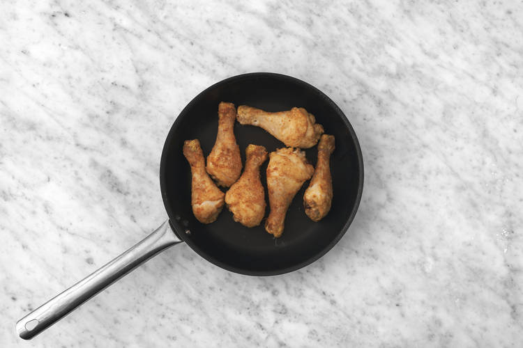 Fry the chicken