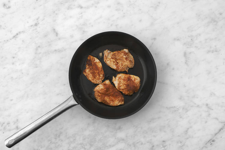 Cook the chicken