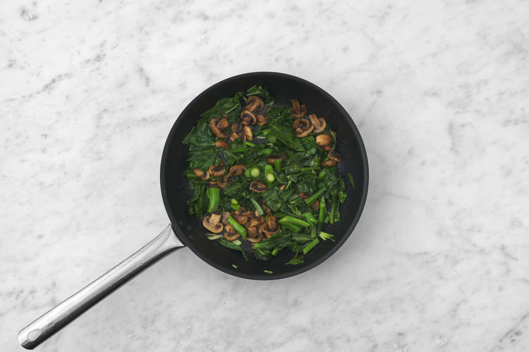 Cook the veggies