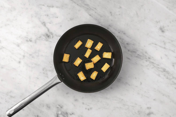 Cook the tofu
